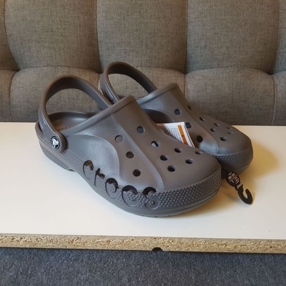 BNWT Crocs Baya Granite Grey - Men's 7 / Women's 9 - Picture 5 of 7
